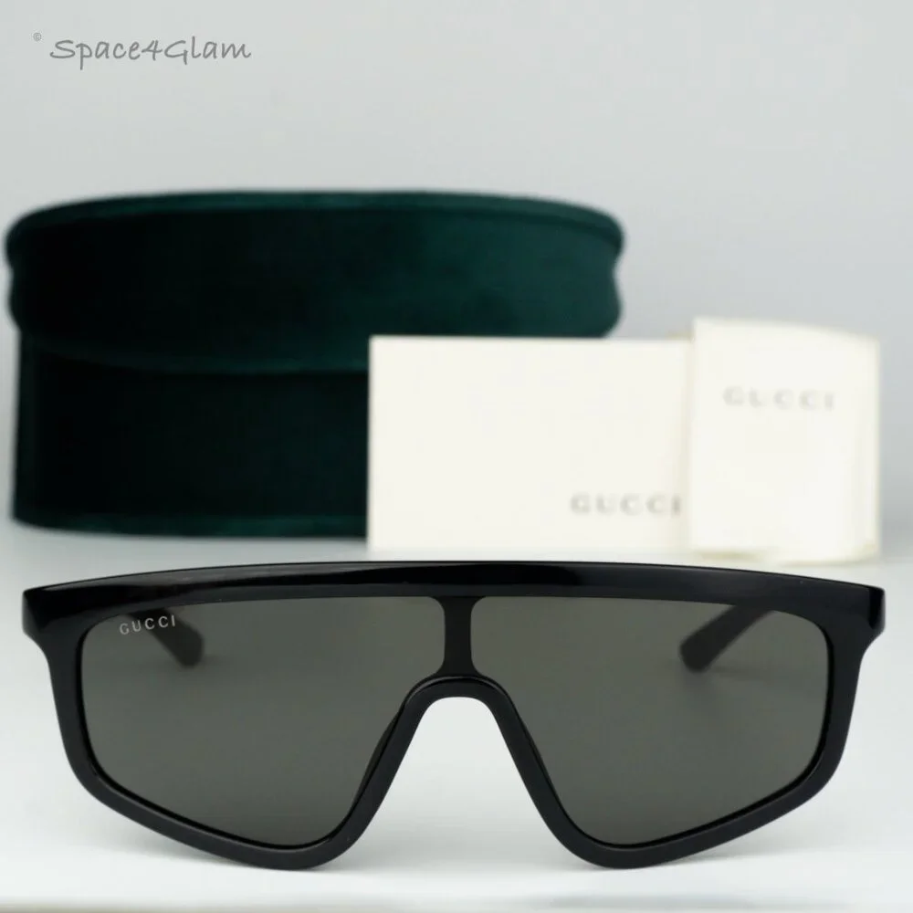 BRAND NEW Gucci GG1736S 001 Black Grey Unisex Sunglasses GG 1736S